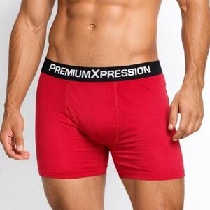 Premium Xpression True-Red Boxer Brief Size Small (28-30) NWT